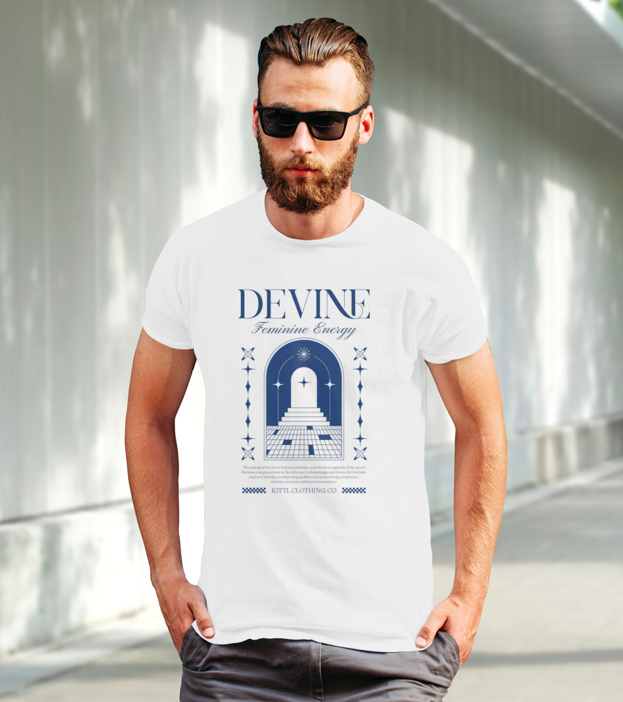 Devine Feminine Energy Cosmic Portal Starry Path Ritual Clothing Co T-Shirt