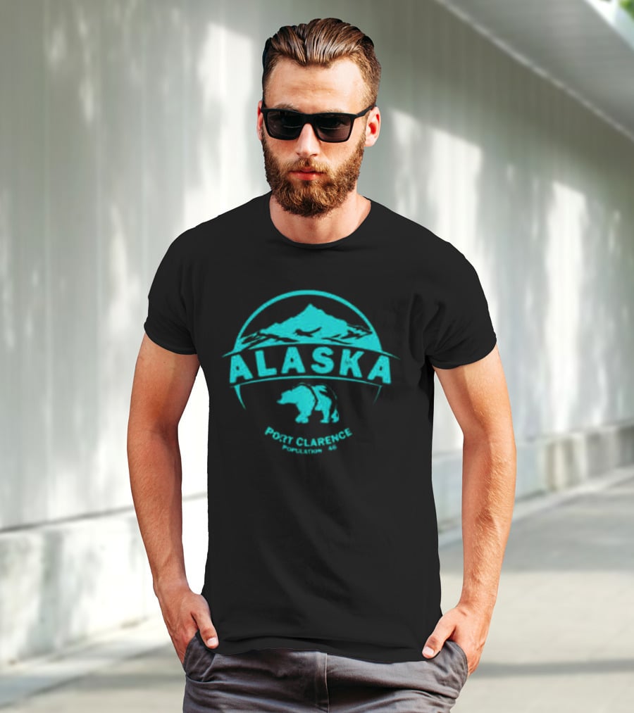 Alaska Port Clarence Population 46 Bear Mountain T-Shirt