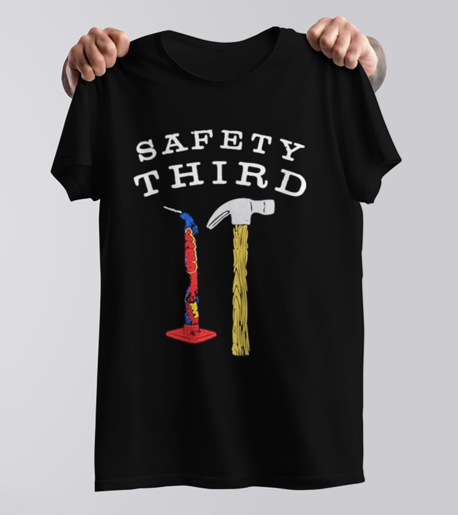 Safety Third Hammer And Firework Duo T-Shirt