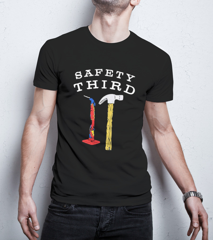 Safety Third Hammer And Firework Duo T-Shirt