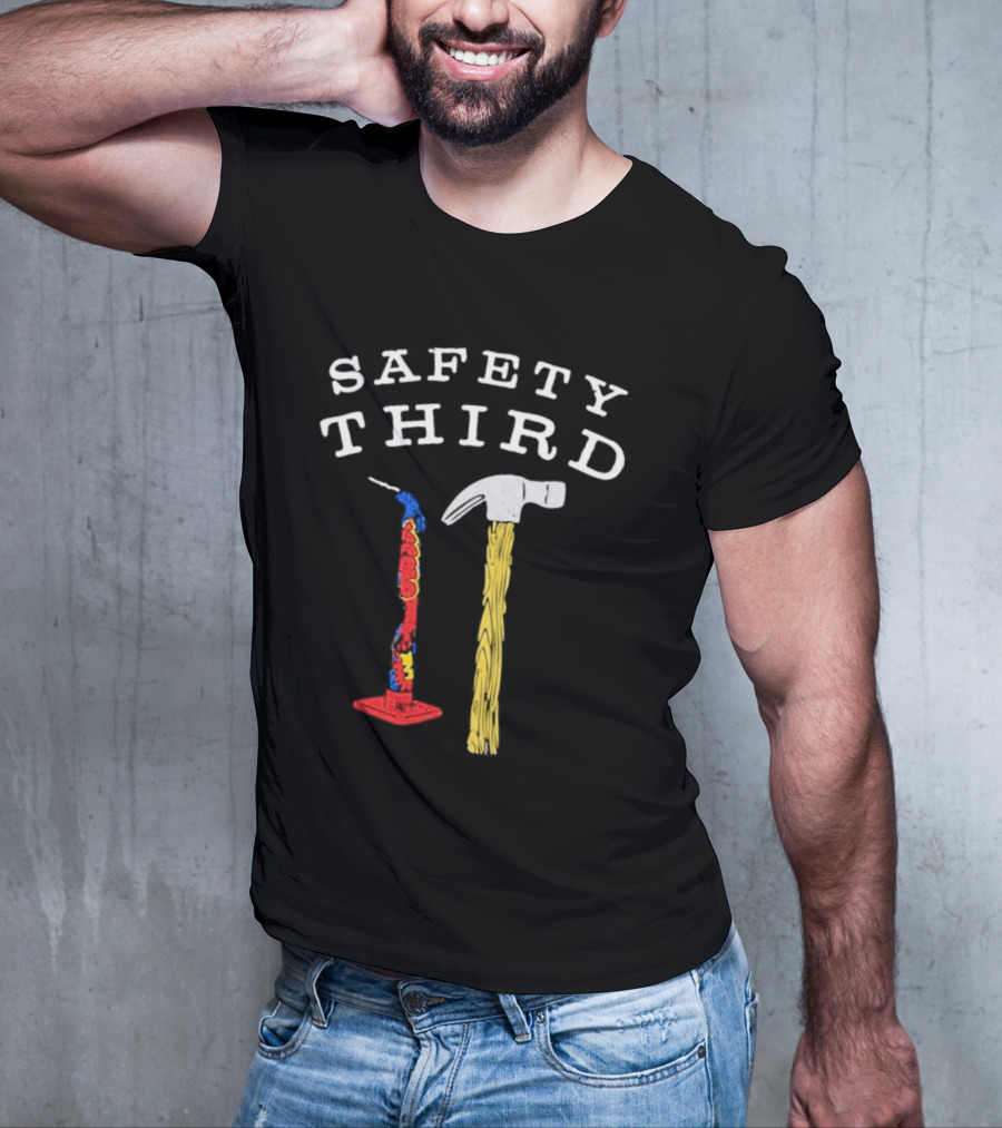 Safety Third Hammer And Firework Duo T-Shirt