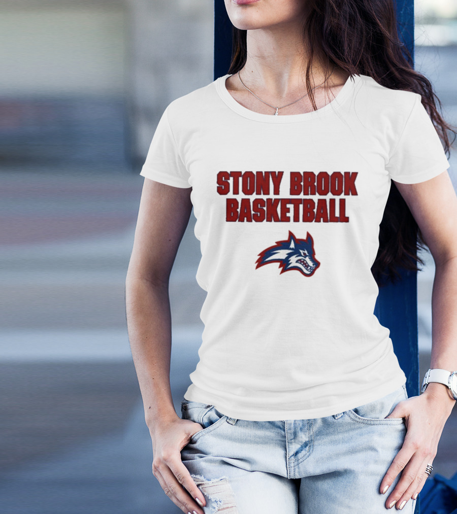 Stony Brook Basketball Seawolves Team T-Shirt