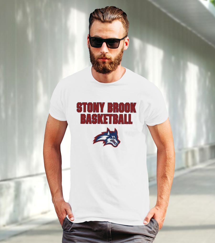 Stony Brook Basketball Seawolves Team T-Shirt