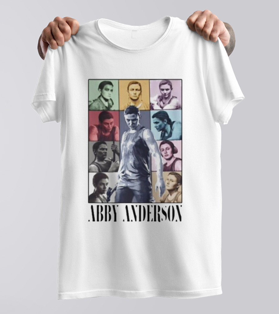 Abby Anderson Iconic Character Portrait Collage T-Shirt