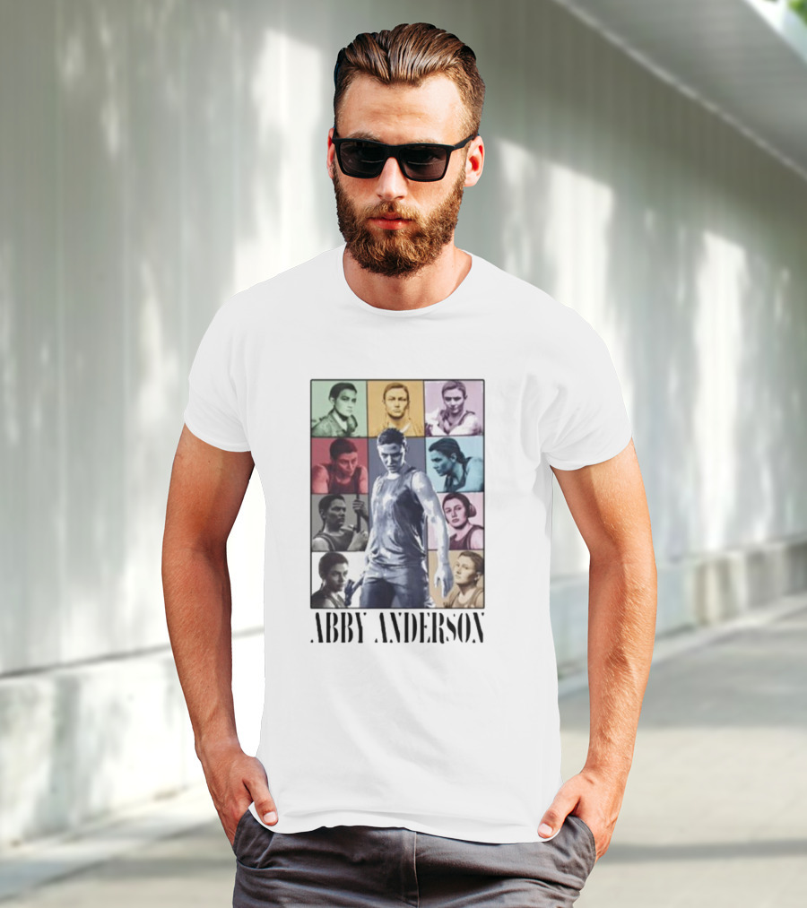 Abby Anderson Iconic Character Portrait Collage T-Shirt