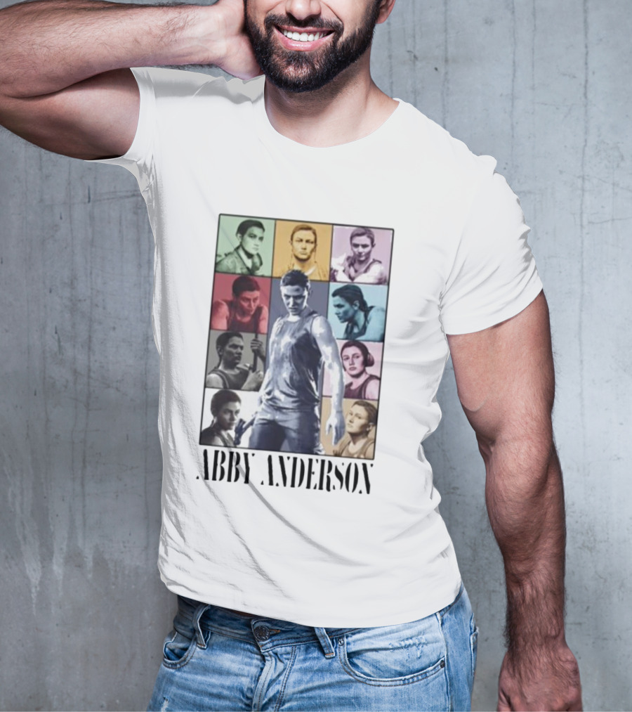 Abby Anderson Iconic Character Portrait Collage T-Shirt