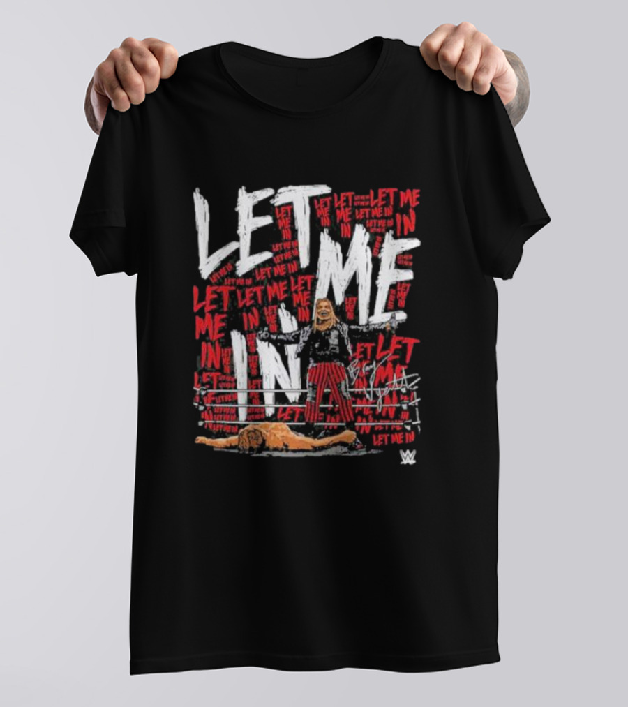 Bray Wyatt WWE Let Me In 500 Level Repeat T-Shirt
