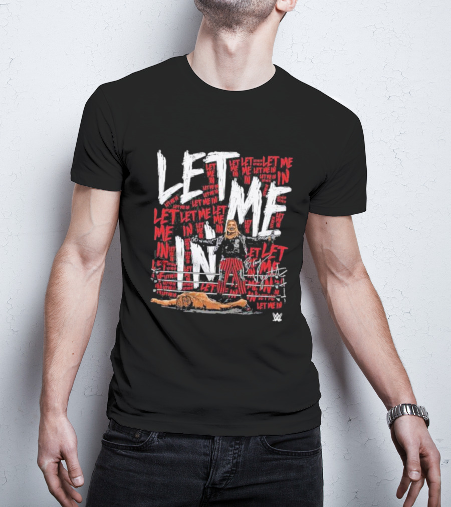 Bray Wyatt WWE Let Me In 500 Level Repeat T-Shirt