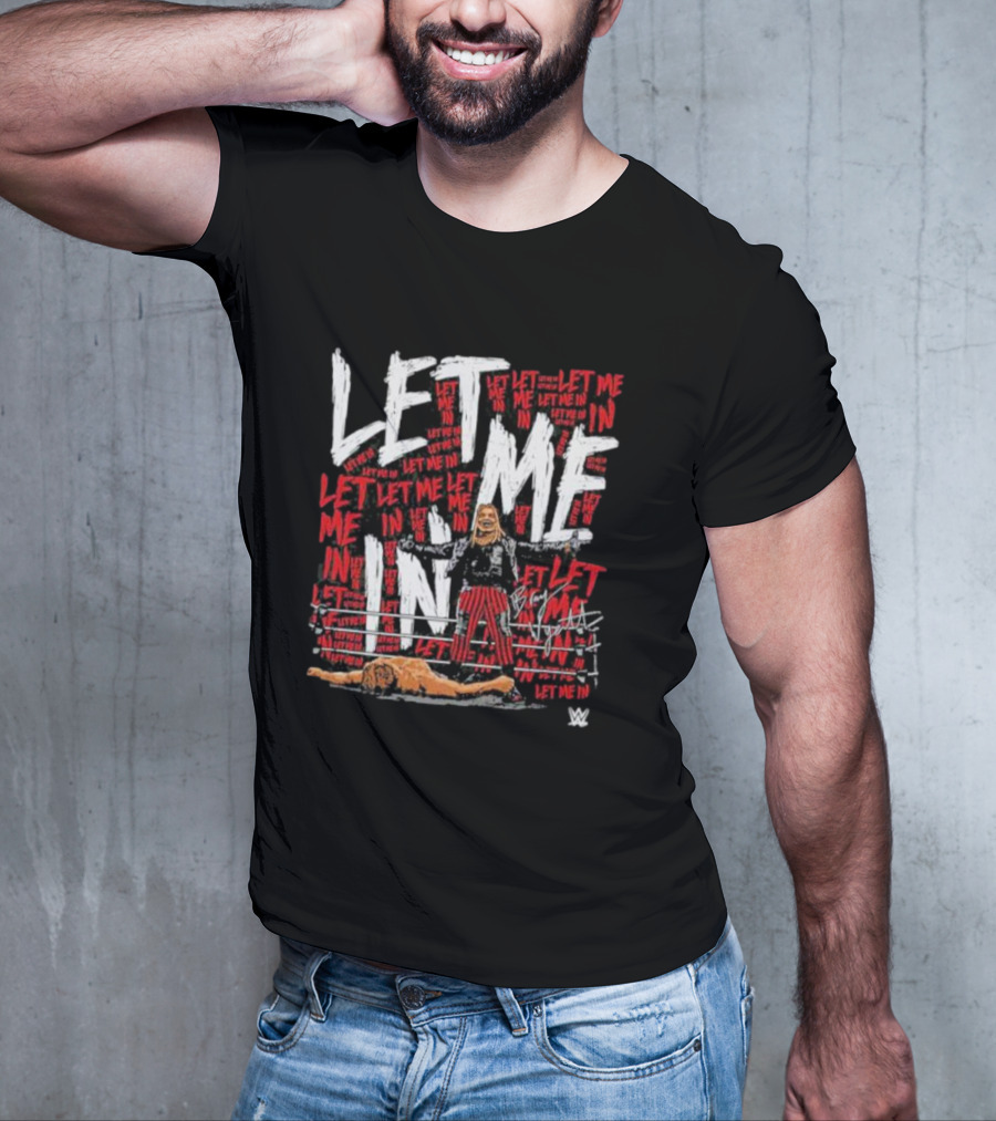 Bray Wyatt WWE Let Me In 500 Level Repeat T-Shirt