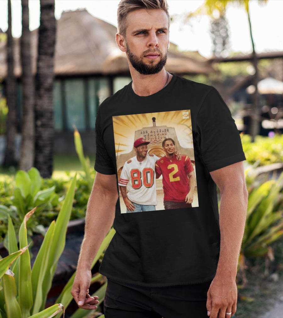 Gridiron Los Angeles Memorial Coliseum Football Legacy 80 2 T-Shirt