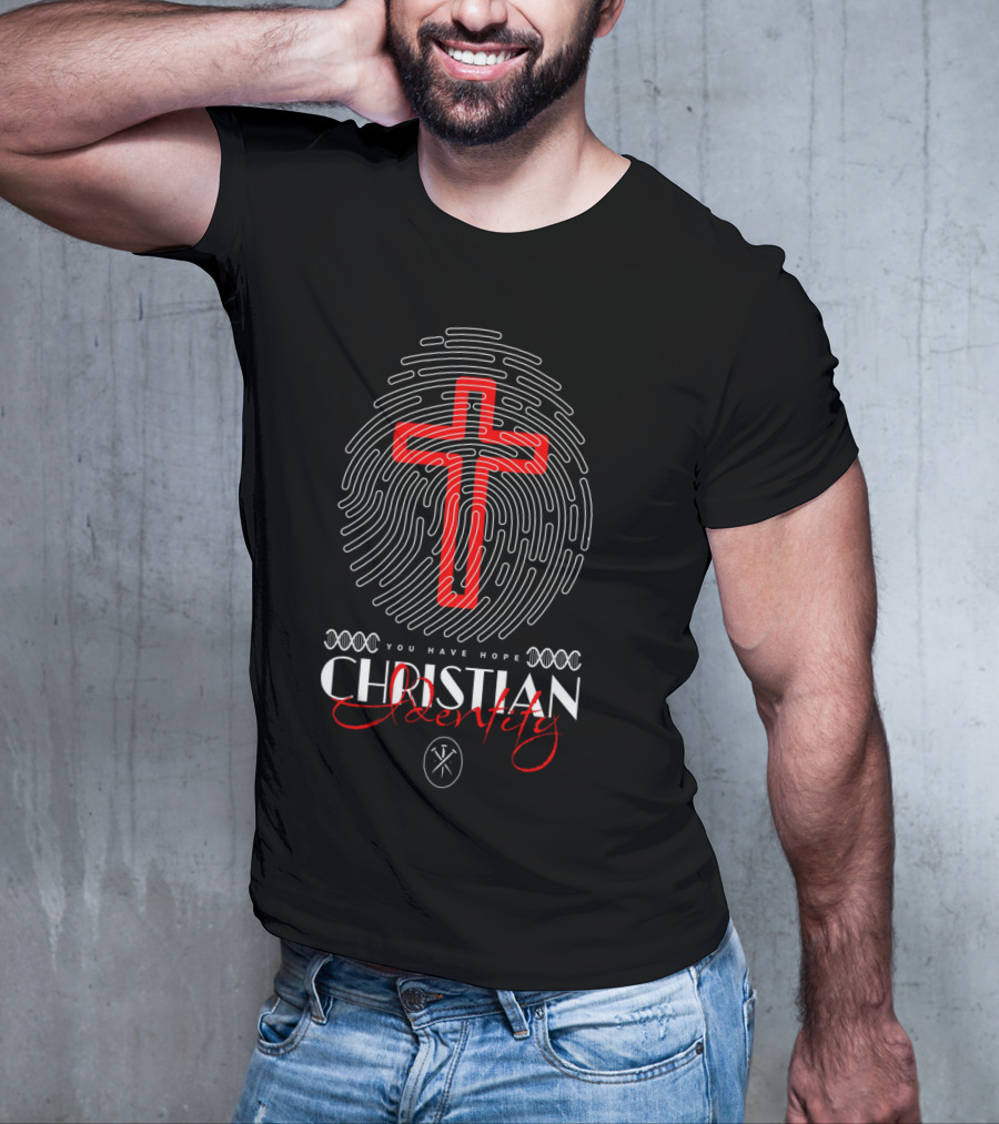 Chistian Identity You Have Hope Fingerprint Cross T-Shirt