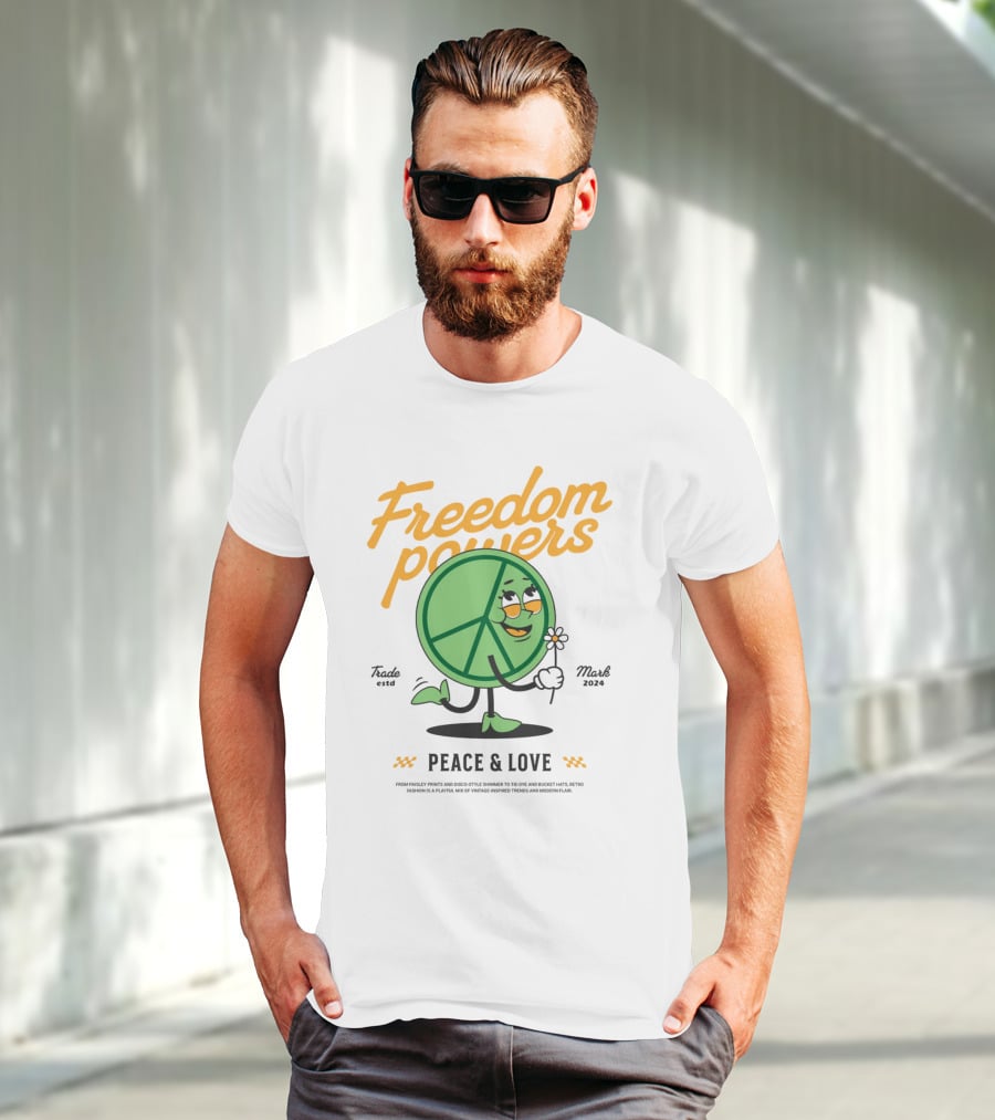 Freedom Powers Peace And Love T-Shirt