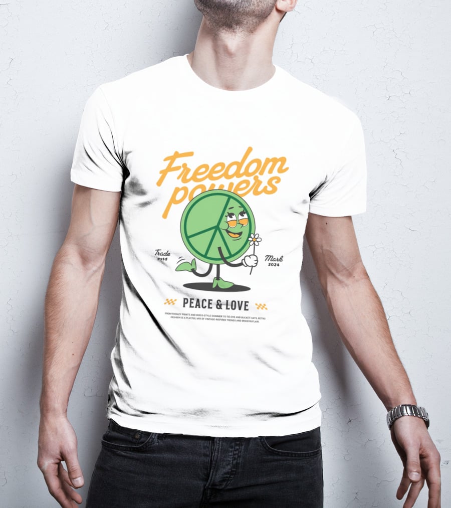 Freedom Powers Peace And Love T-Shirt