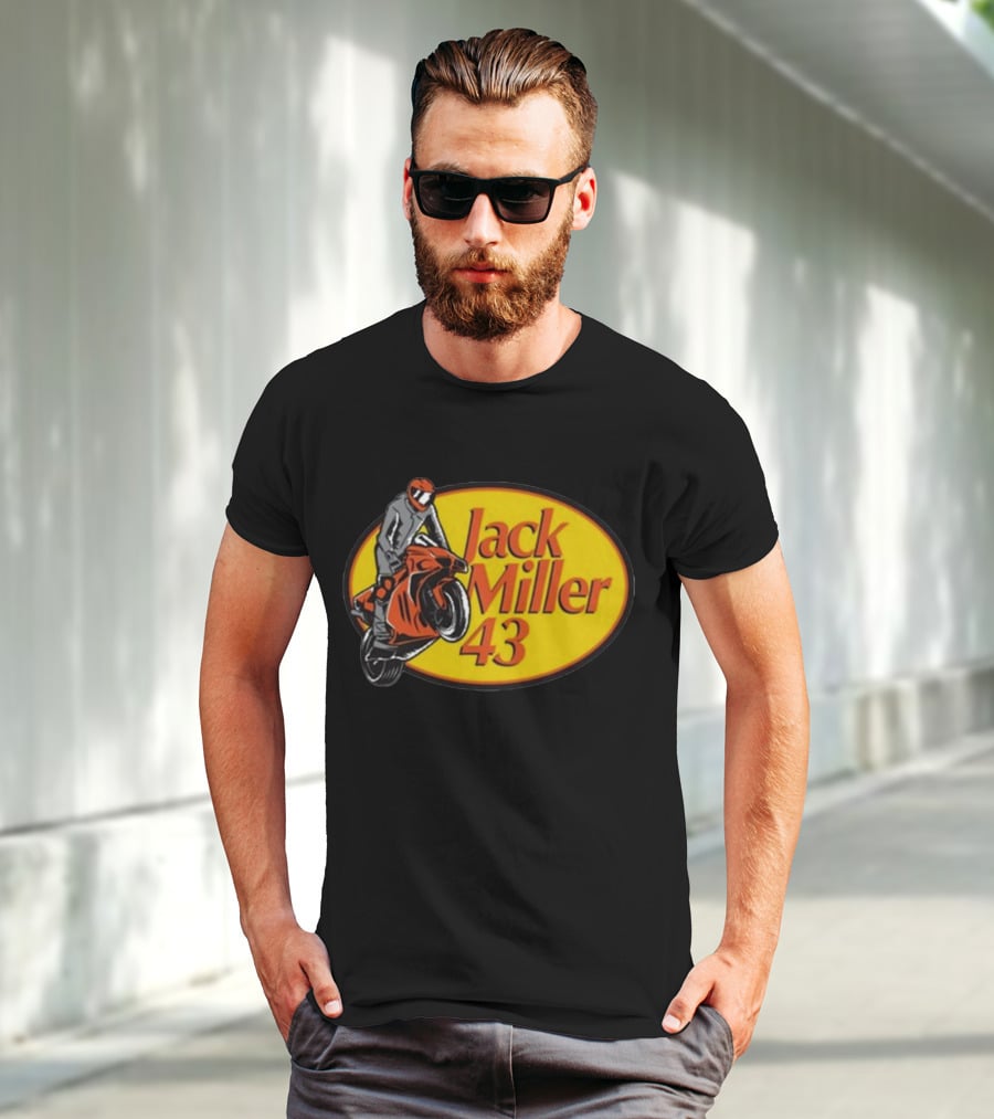 Jack Miller 43 Motorcycle Rider Iconic Racing T-Shirt