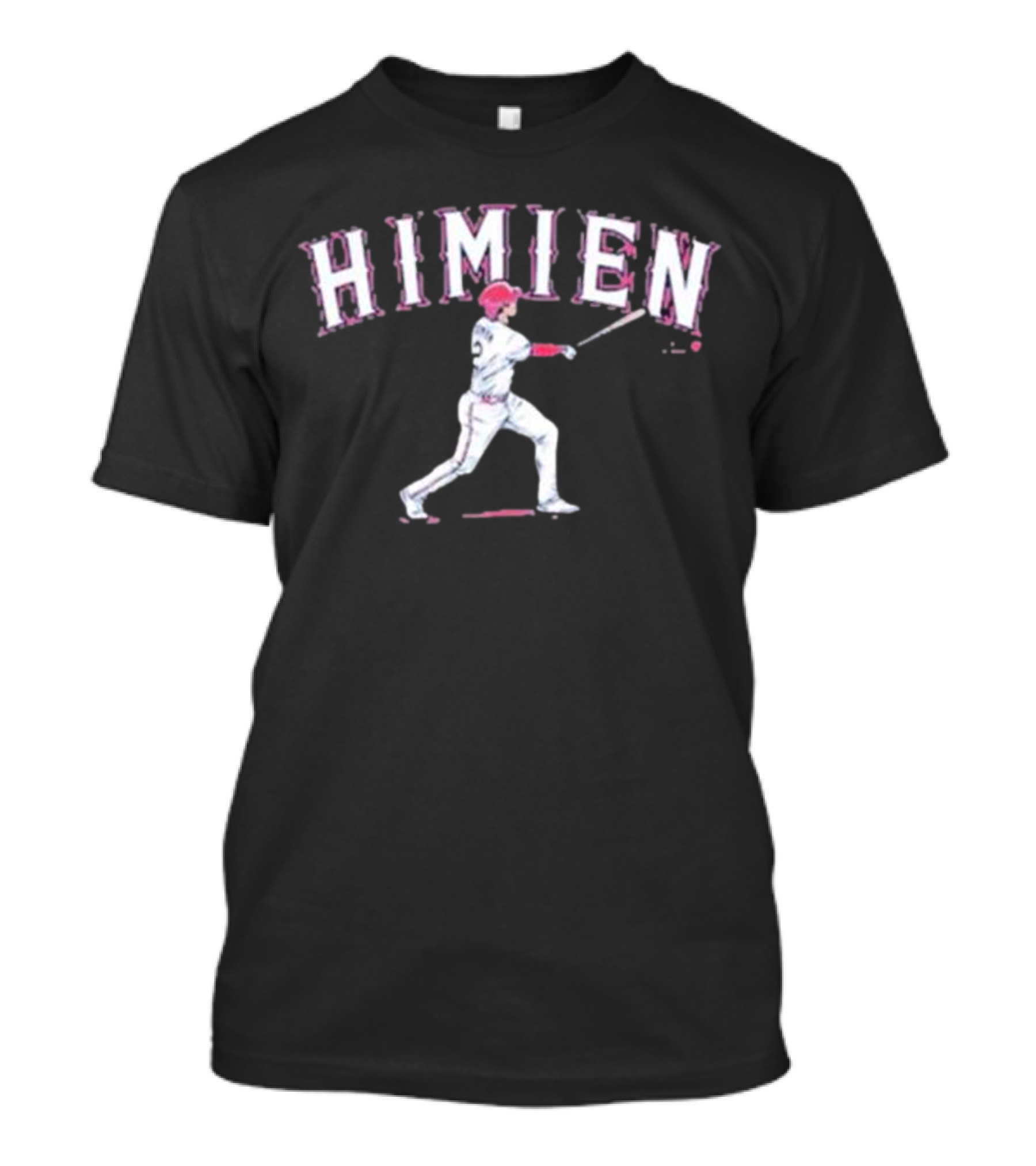 Marcus Semien Himien Baseball Player Swinging T-Shirt