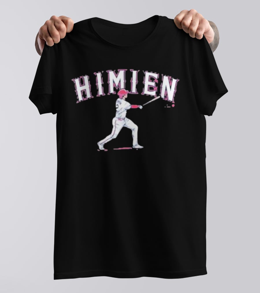 Marcus Semien Himien Baseball Player Swinging T-Shirt