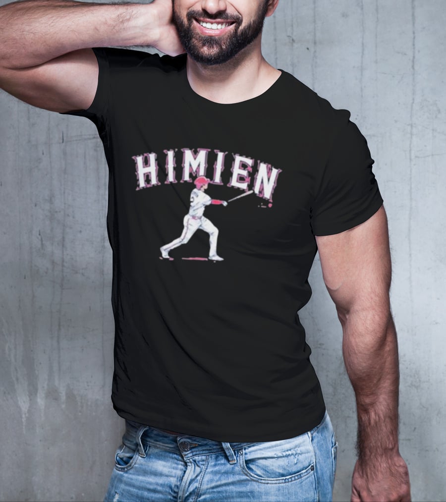 Marcus Semien Himien Baseball Player Swinging T-Shirt