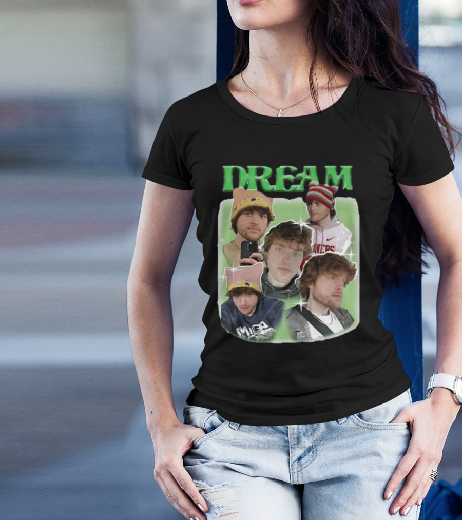 Dream Dreamwastaken Collage Hat Hoodie Star Glow T-Shirt