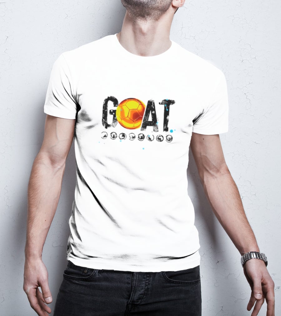 GOAT 8 Ballon D’Or El Mejor Del Mundo T-Shirt