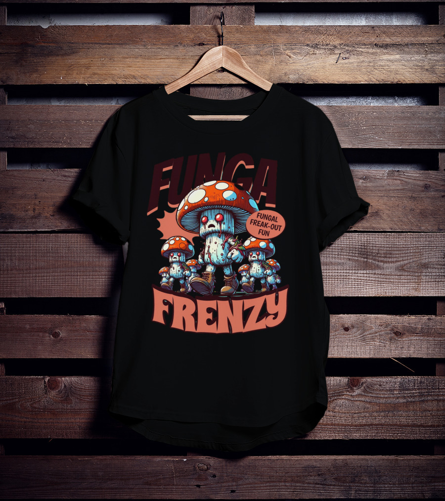 Fungal Frenzy Fungal Freak-Out Fun T-Shirt