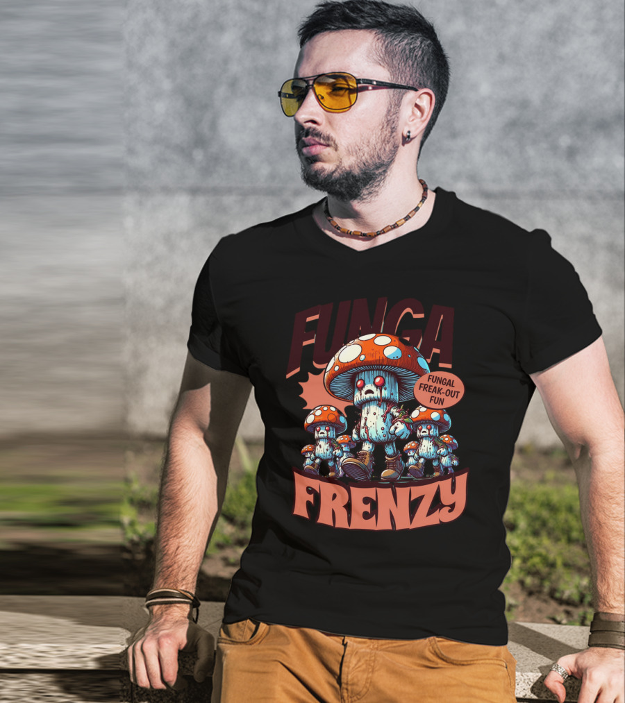 Fungal Frenzy Fungal Freak-Out Fun T-Shirt