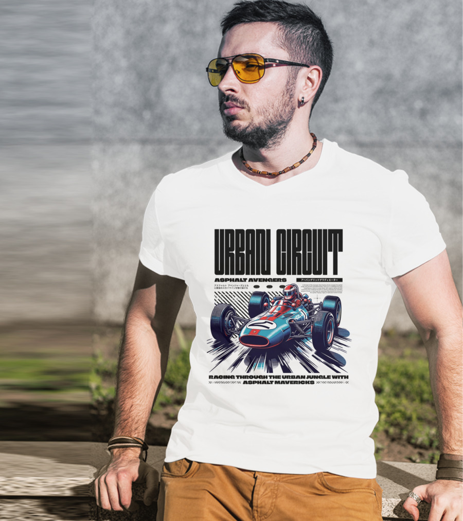 URBAN CIRCUIT ASPHALT AVENGERS RACING THROUGH THE URBAN JUNGLE WITH ASPHALT MAVERICKS T-Shirt
