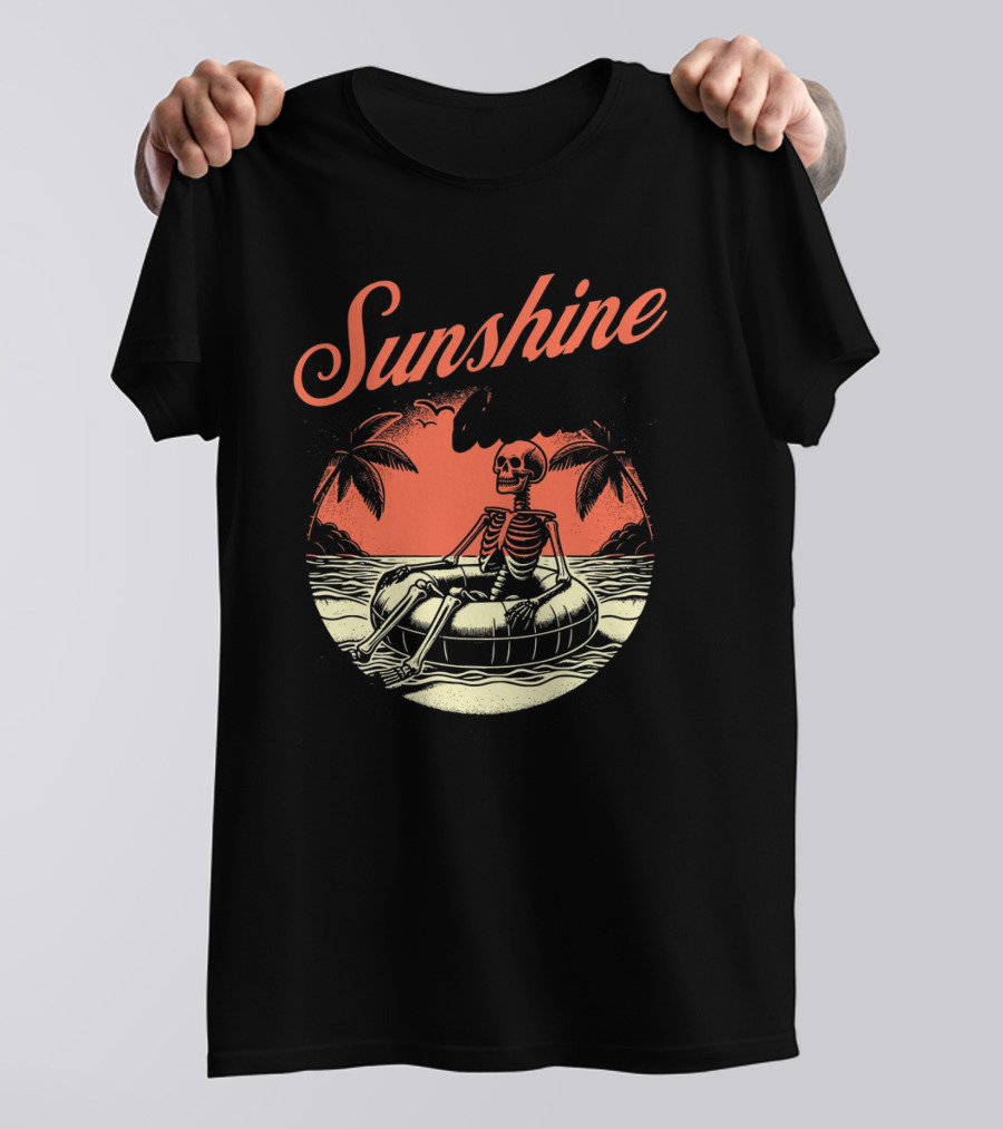 Sunshine State Skeleton Vacation Beach Club T-Shirt