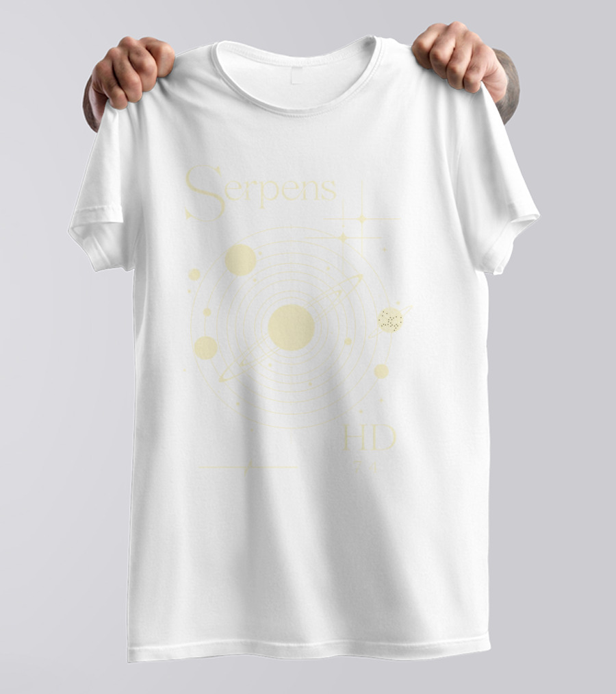 Serpens Constellation HD 168746 Planetary Orbit T-Shirt