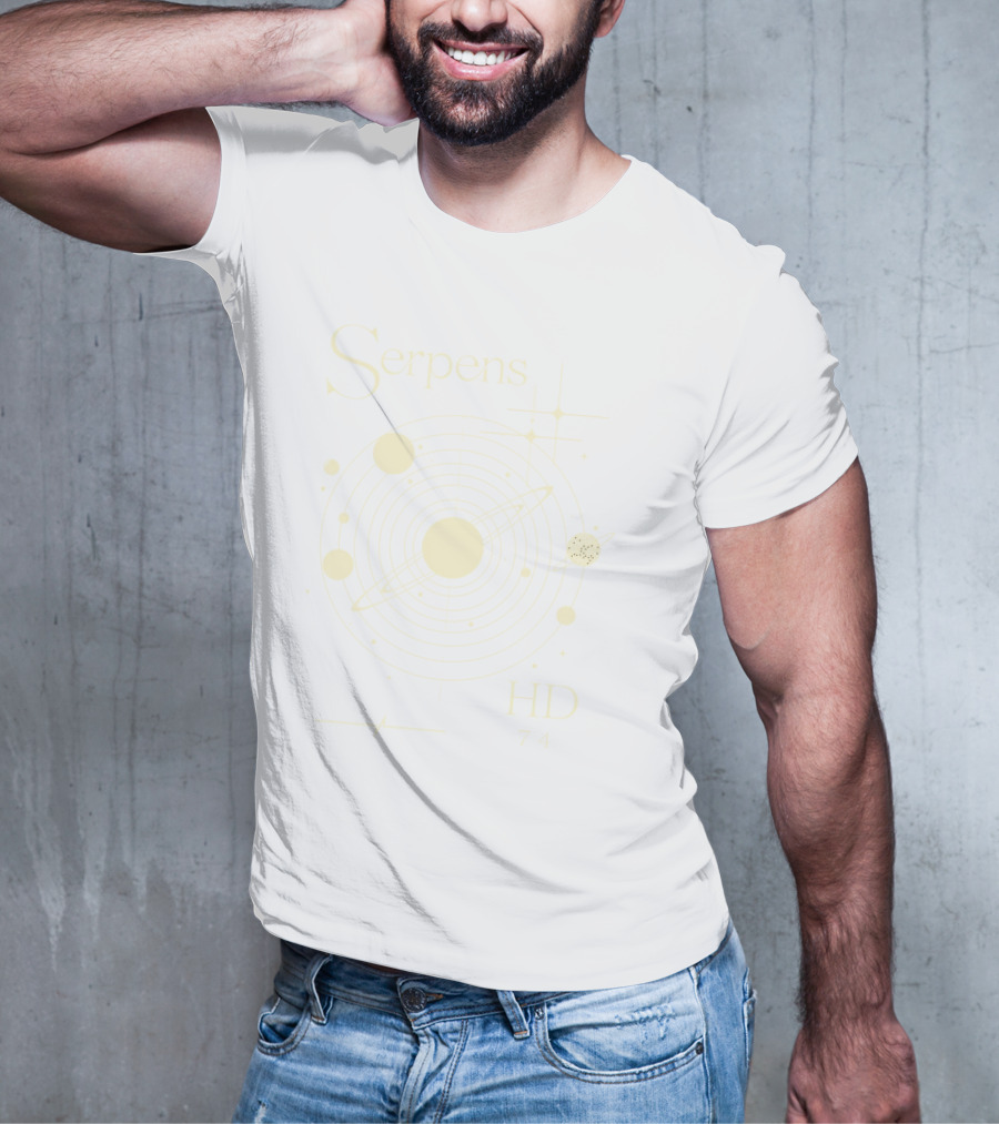 Serpens Constellation HD 168746 Planetary Orbit T-Shirt