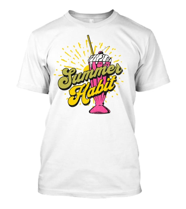 Summer Habit Vibrant Milkshake Burst T-Shirt