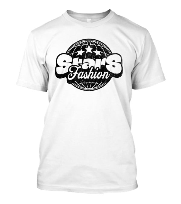 Stars Fashion Retro Globe Three Stars T-Shirt