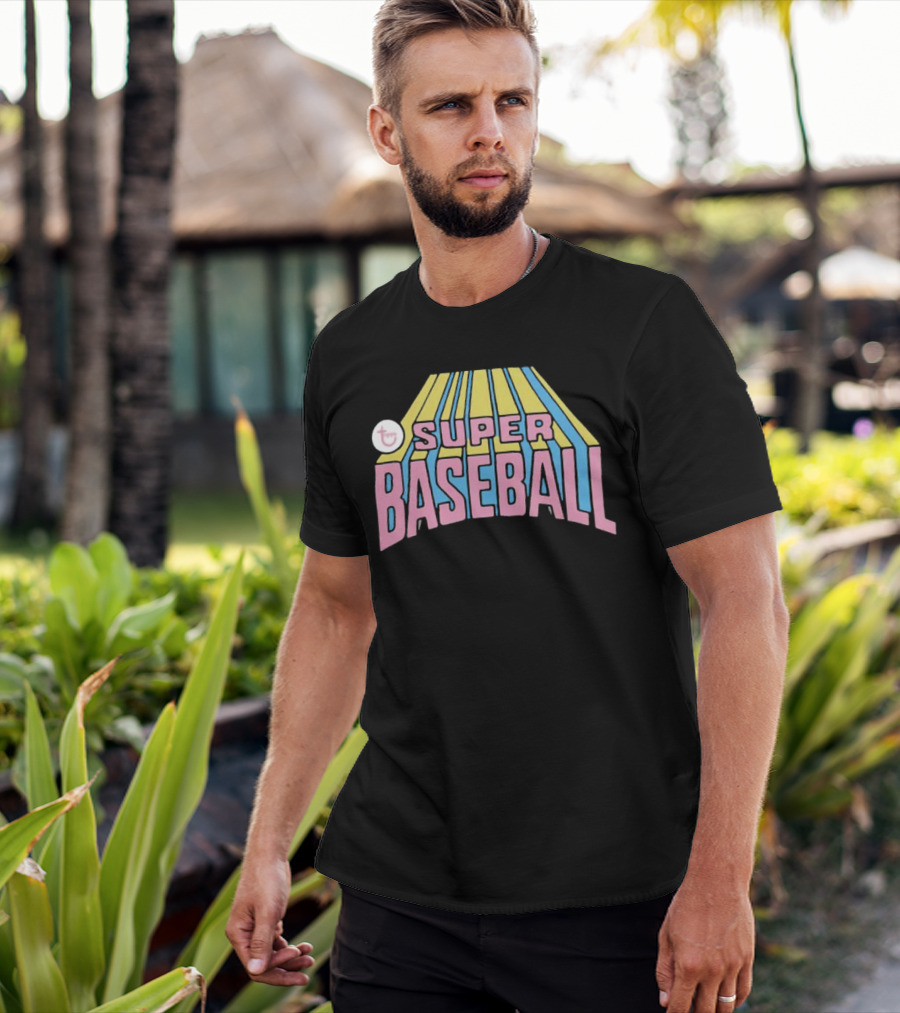 Topps Vintage Super Baseball Retro Graphics T-Shirt