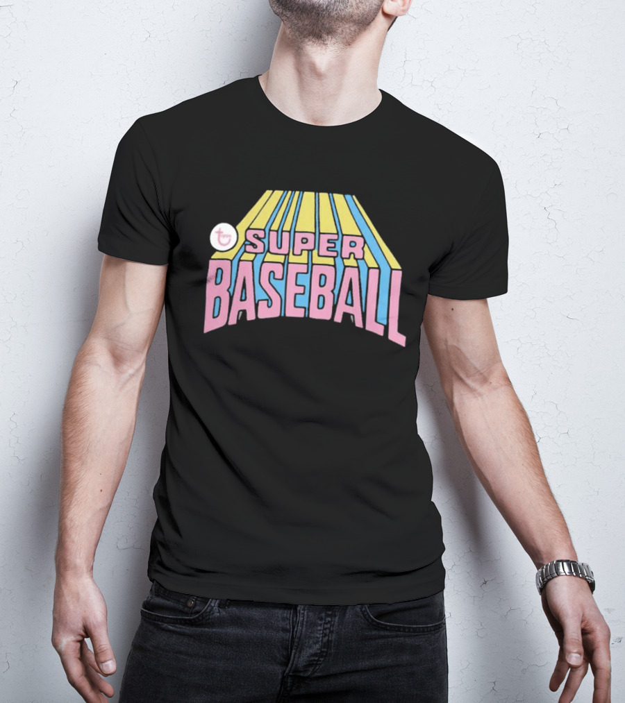 Topps Vintage Super Baseball Retro Graphics T-Shirt