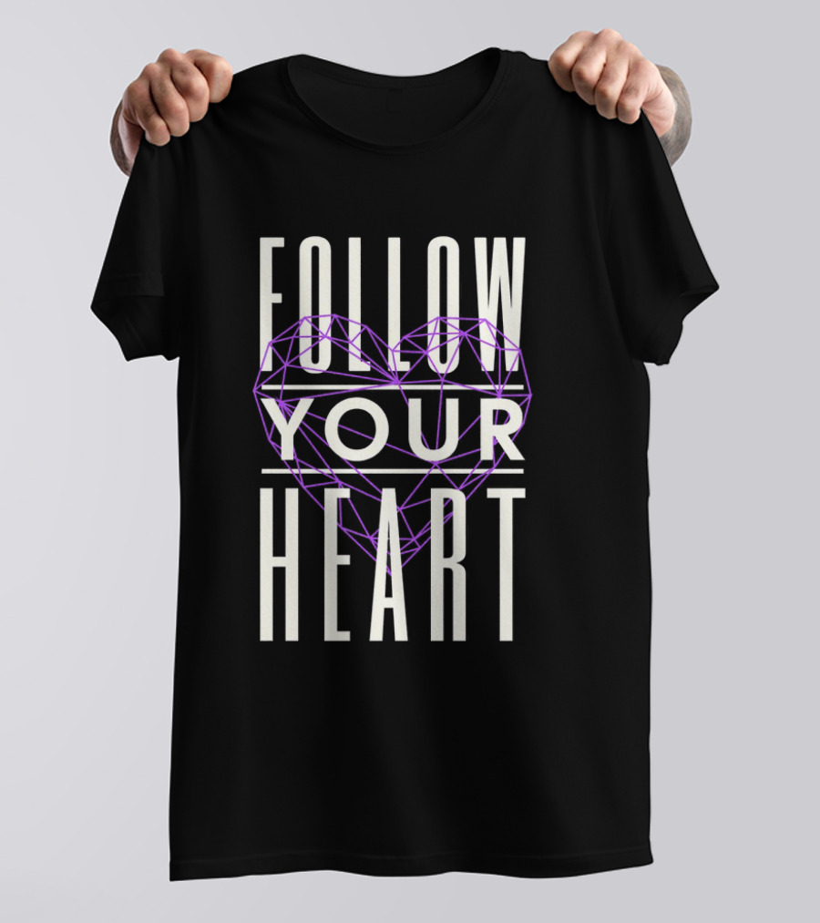 Follow Your Heart Geometric T-Shirt