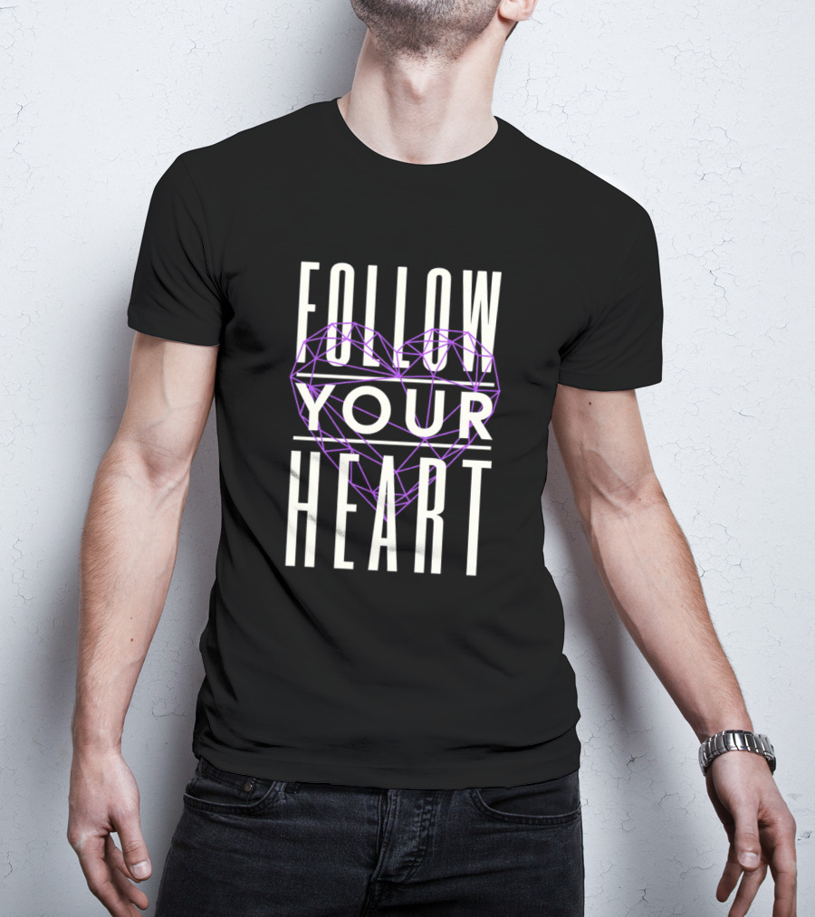 Follow Your Heart Geometric T-Shirt