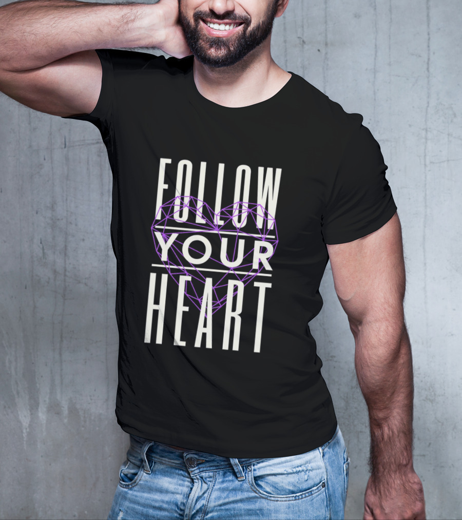 Follow Your Heart Geometric T-Shirt