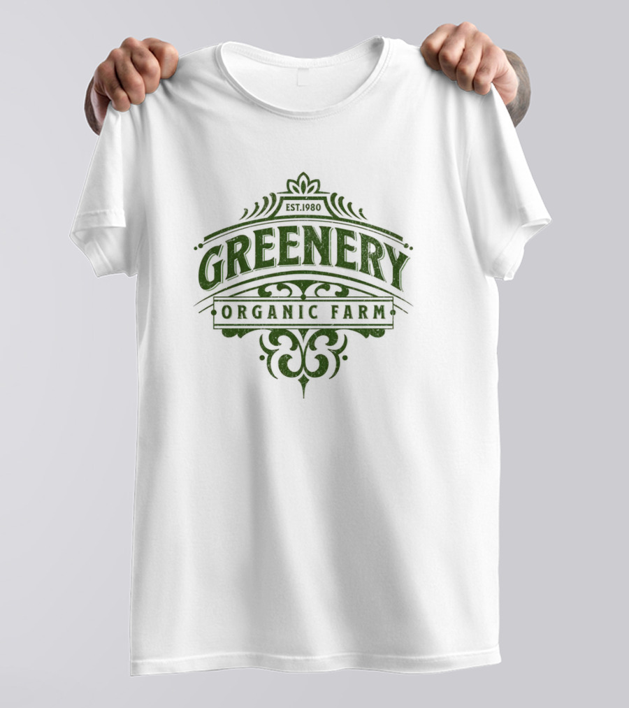 Est. 1980 Greenery Organic Farm T-Shirt