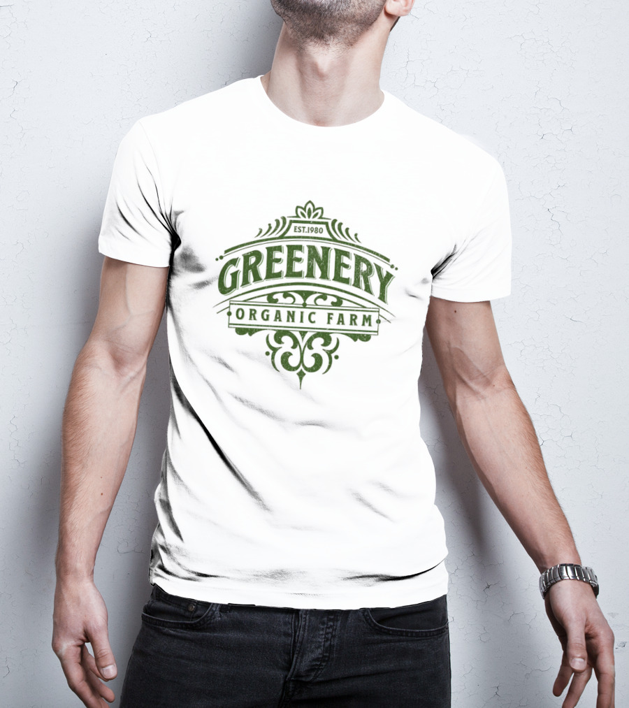 Est. 1980 Greenery Organic Farm T-Shirt