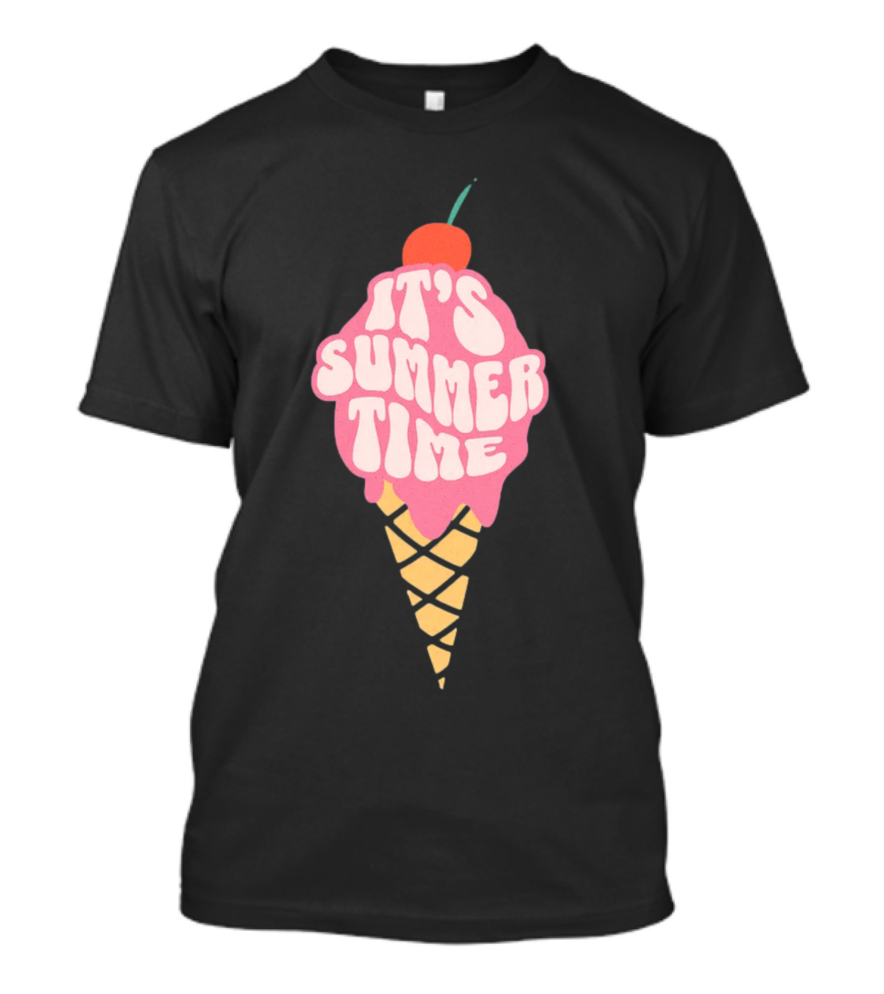 It’s Summer Time Cherry Ice Cream Cone T-Shirt