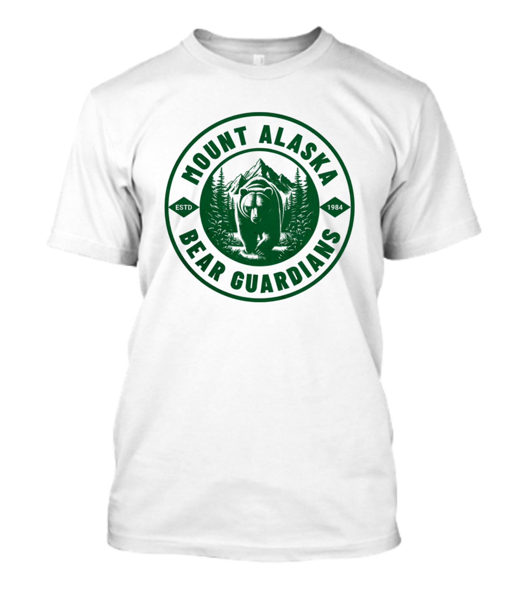 Mount Alaska Bear Guardians ESTD 1964 T-Shirt