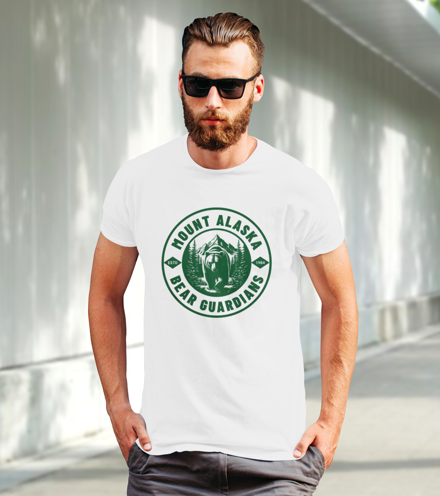 Mount Alaska Bear Guardians ESTD 1964 T-Shirt