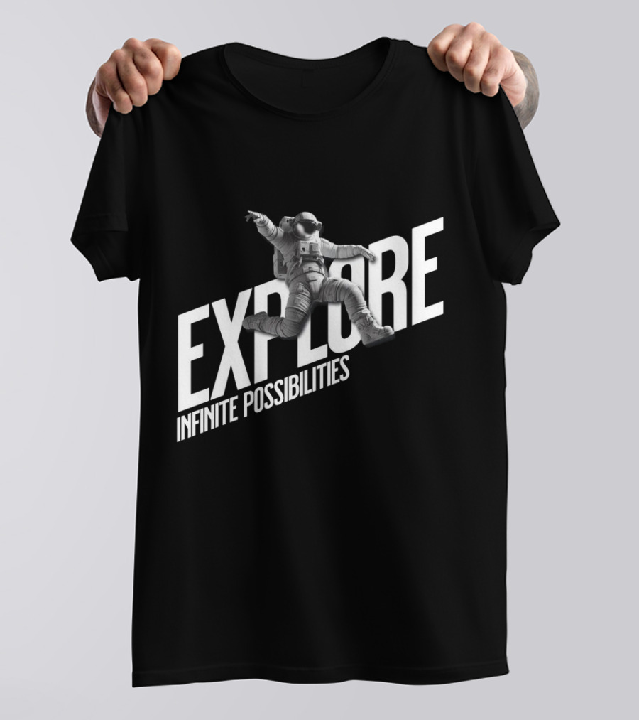 Explore Infinite Possibilities Astronaut T-Shirt