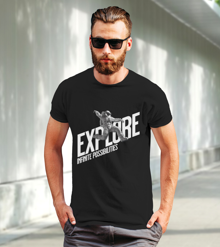 Explore Infinite Possibilities Astronaut T-Shirt