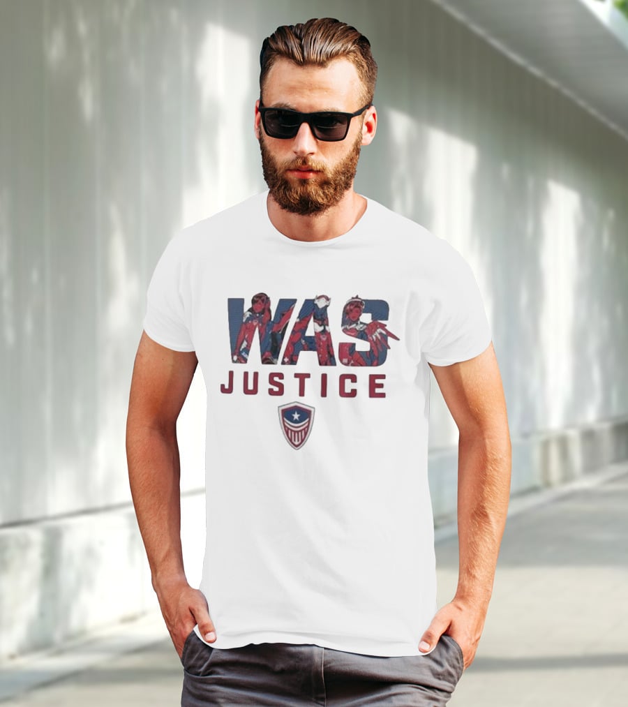WAS Justice Washington Hero Shield T-Shirt