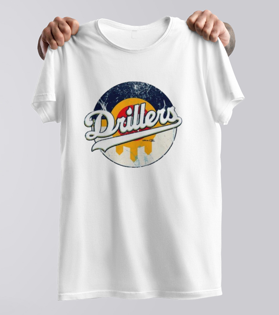 Drillers Retro Circle Logo T-Shirt