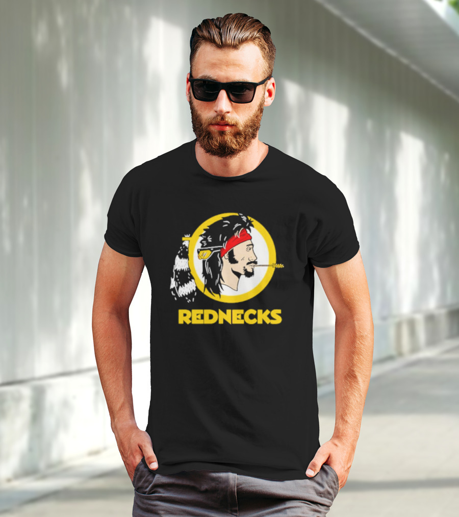 Rednecks Parody Logo With Bandana And Corn Stalk T-Shirt