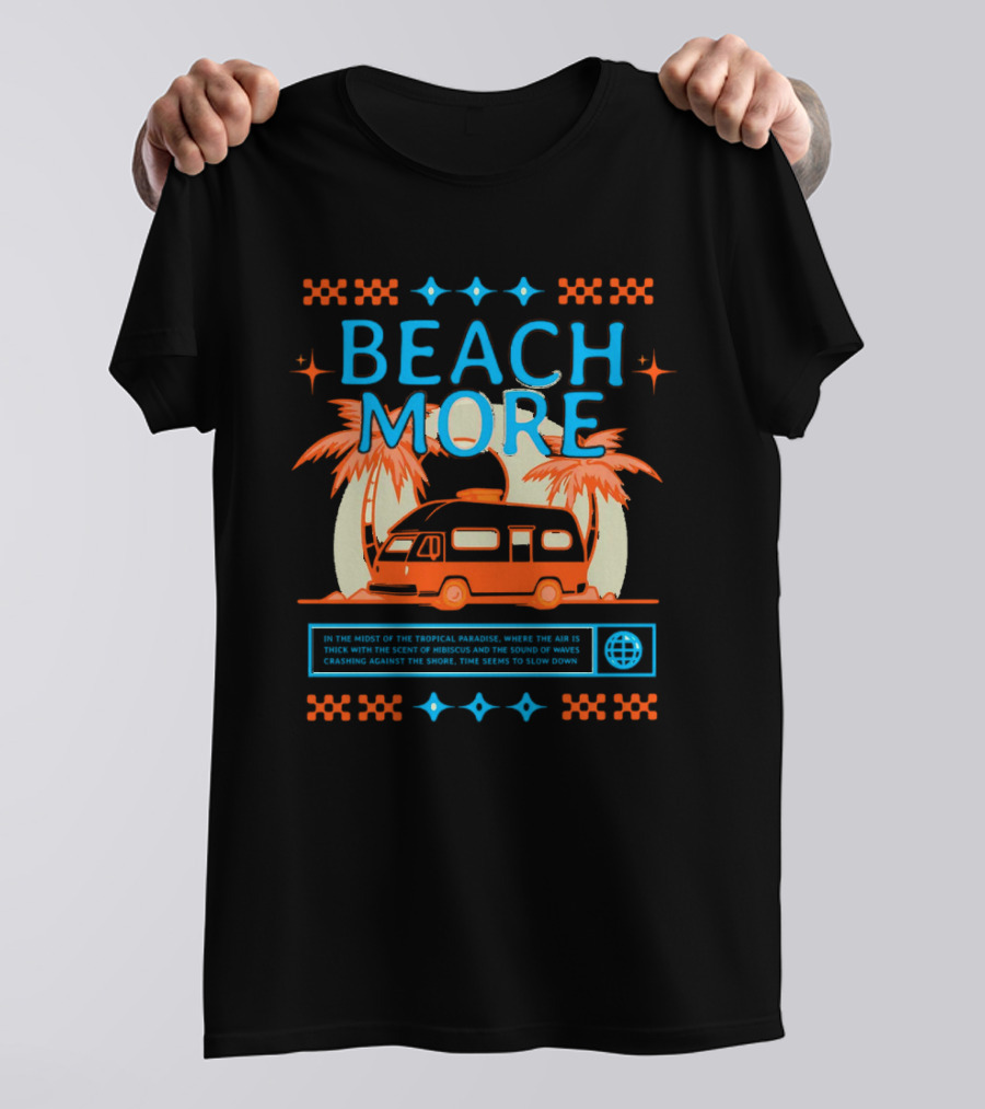 BEACH MORE Tropical Paradise Camper Adventure T-Shirt