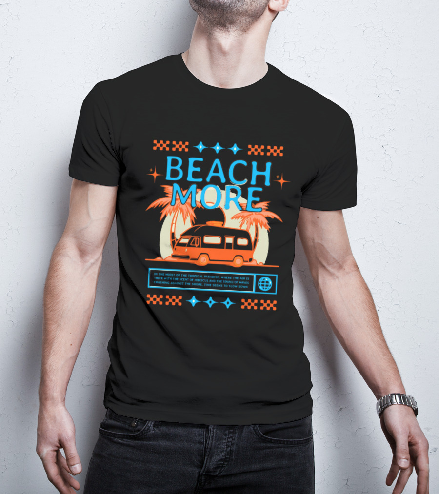 BEACH MORE Tropical Paradise Camper Adventure T-Shirt