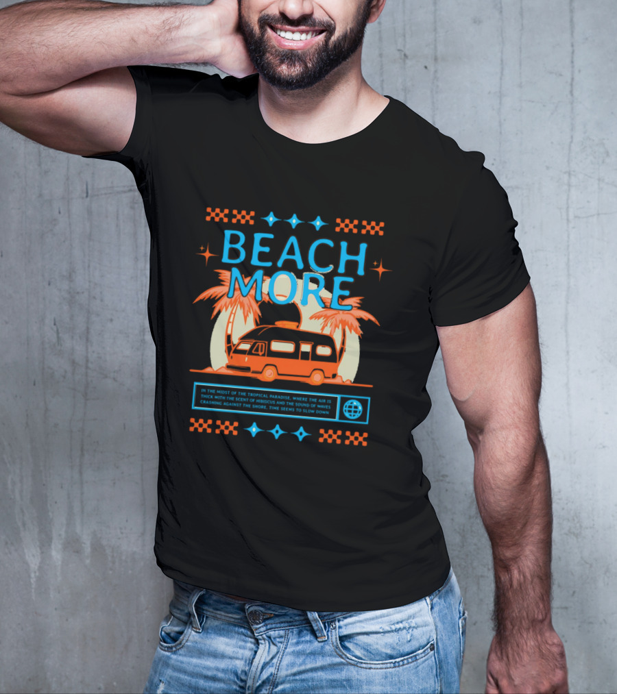 BEACH MORE Tropical Paradise Camper Adventure T-Shirt