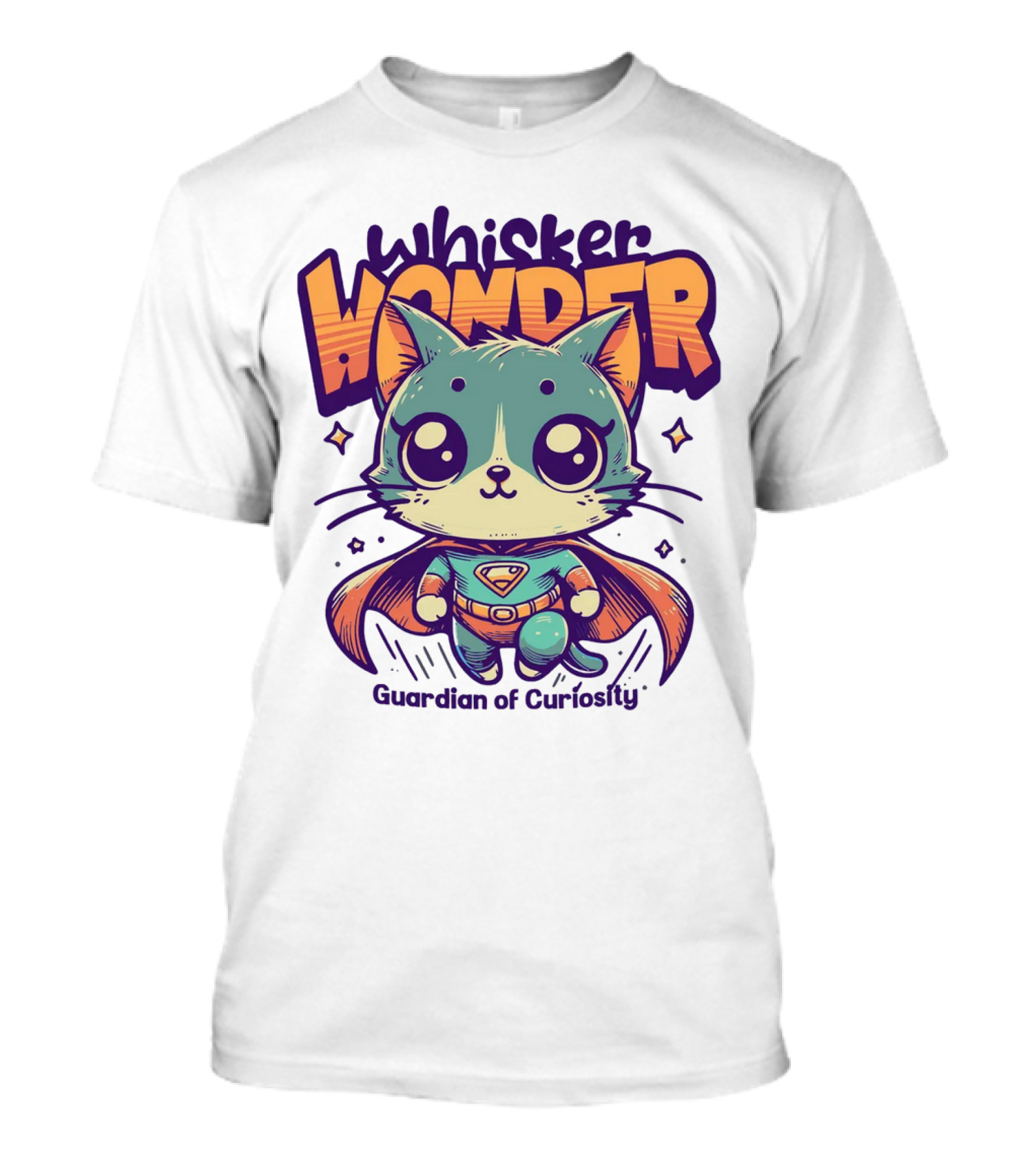 Whisker Wonder Guardian Of Curiosity T-Shirt